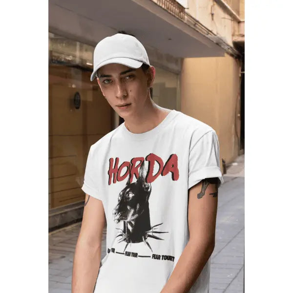 Boxy fit t-shirt 100% Cotone Collar Spikes