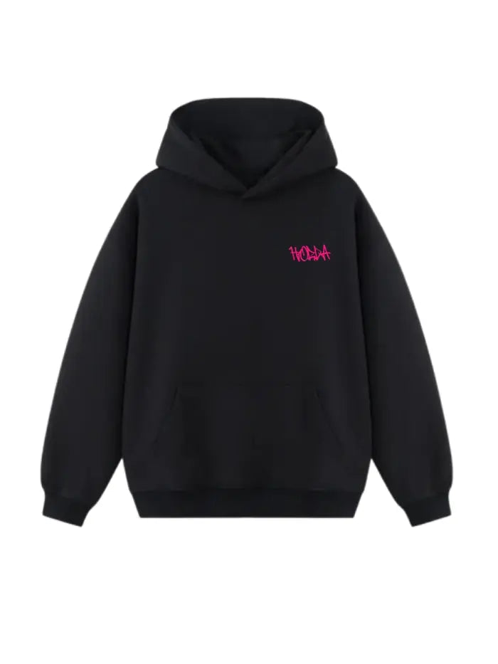 Felpa Boxy Fit 380g Cotone Garzato – Y2K Fucsia Streetwear