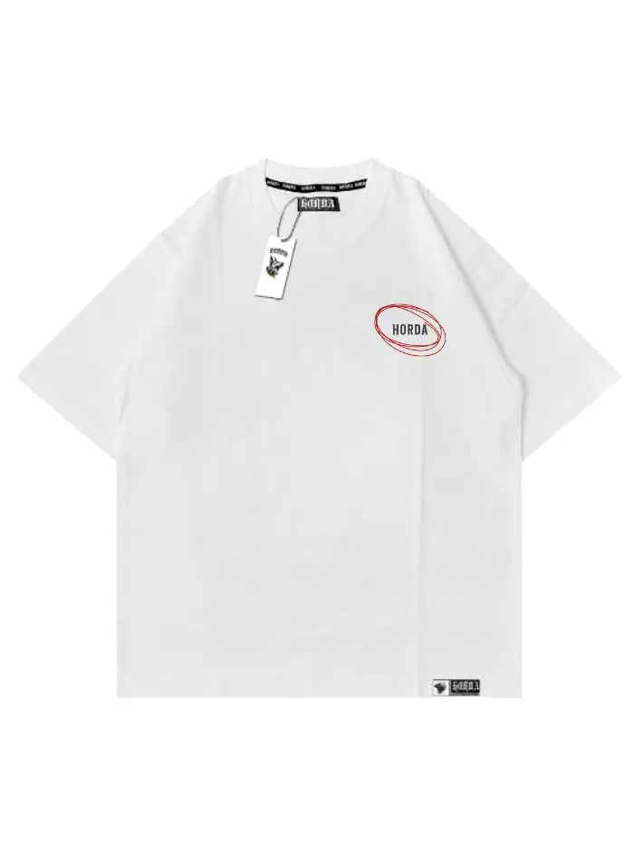 T-shirt "Vibes" Boxy Fit 100% Cotone Prodotta in Italia