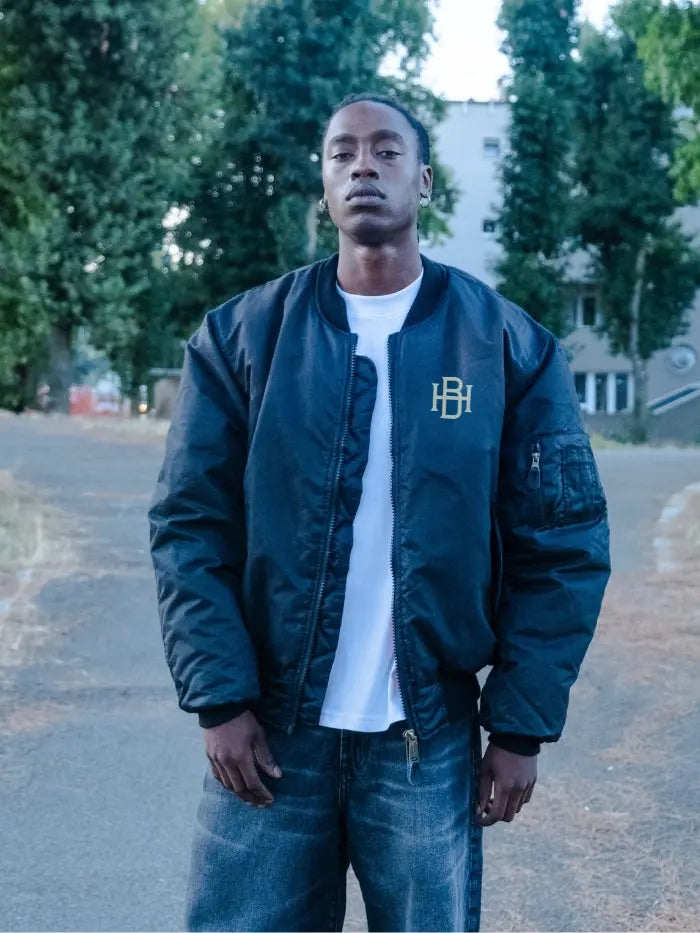 Bomber Jacket boxy fit Black Horda Basic