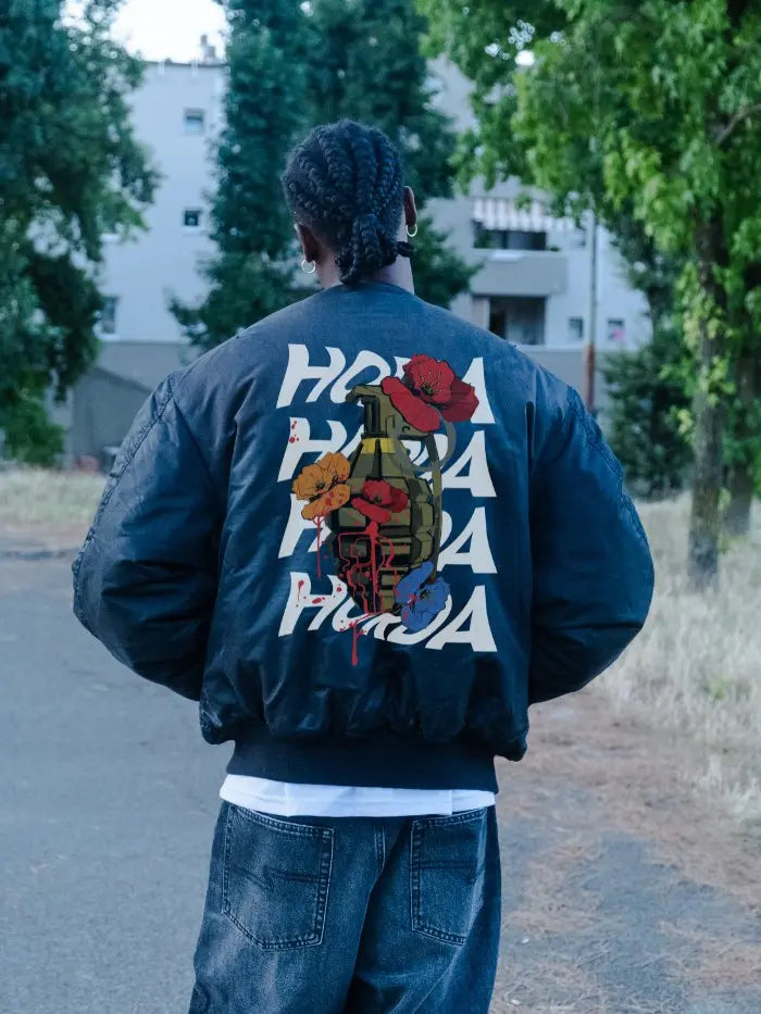 Bomber Militare Horda Brand Bomb Boxy Fit