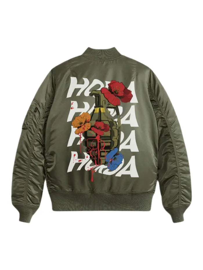 Bomber Militare Horda Brand Bomb Boxy Fit