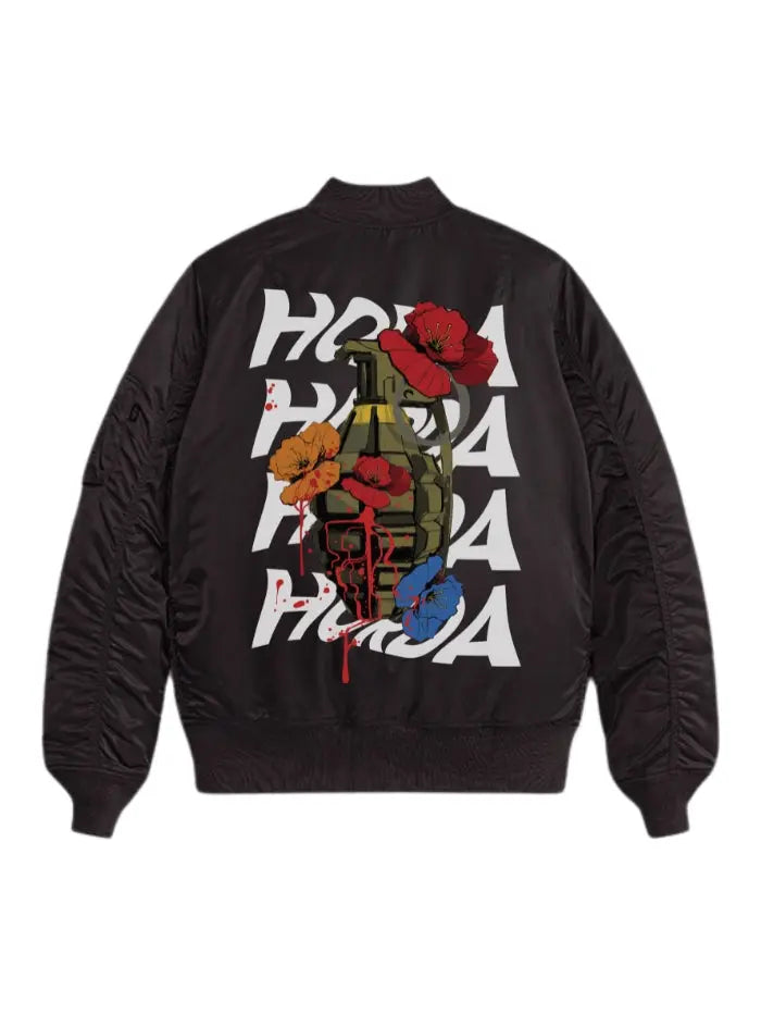 Bomber Militare Horda Brand Bomb Boxy Fit