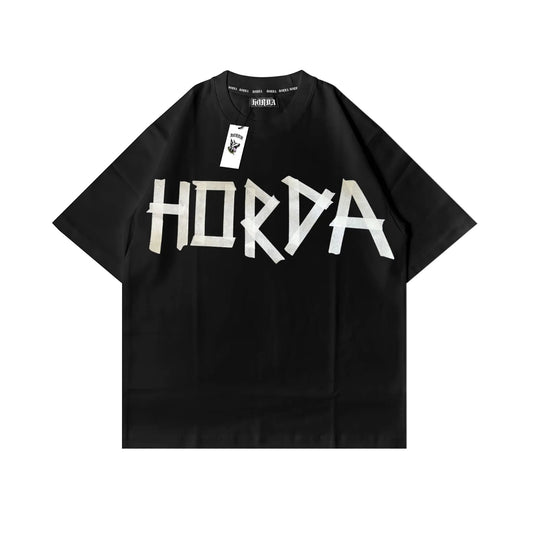 Boxy Fit T-shirt 100% Cotone "Taped"