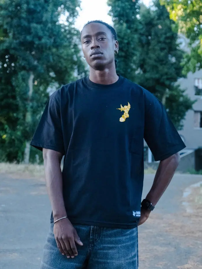 Boxy fit T-shirt 100% Cotone Wild & Free