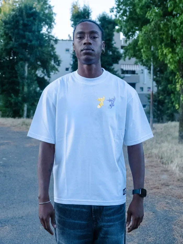 Boxy fit T-shirt 100% Cotone Wild & Free