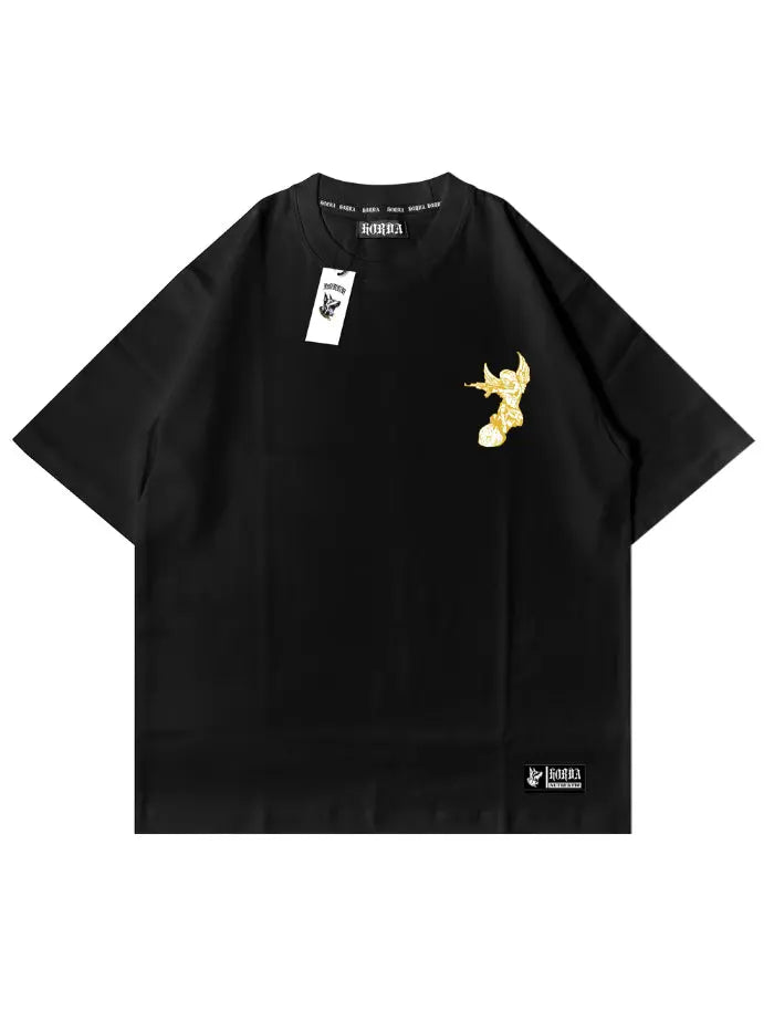 Boxy fit T-shirt 100% Cotone Wild & Free