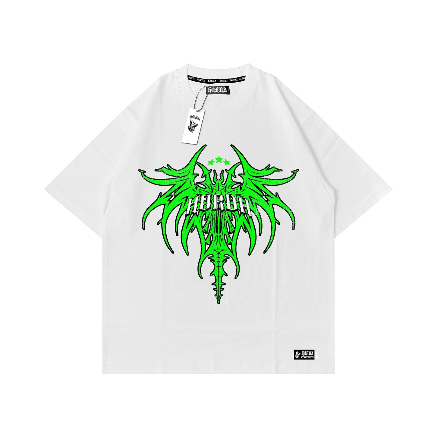 Boxy fit shirt 100% Cotone Acid Dragonfly