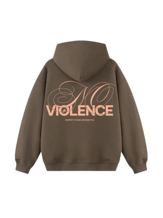 Felpa Boxy Fit 380g Cotone Premium – No Violence Streetwear Made in Italy