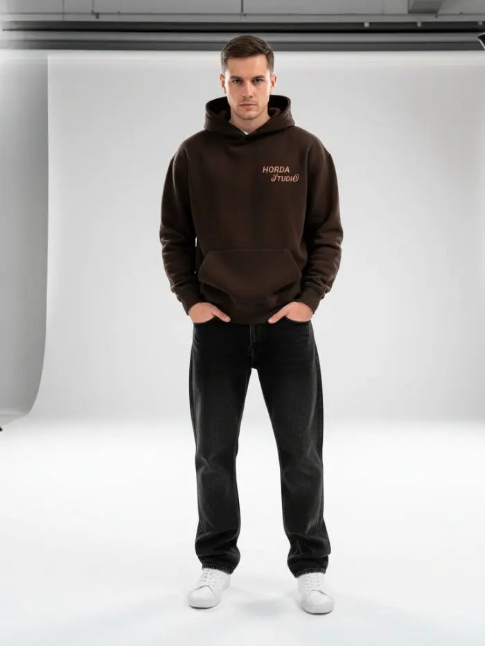 Felpa Boxy Fit 380g Cotone Premium – No Violence Streetwear Made in Italy