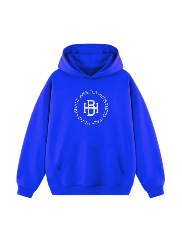 Felpa Boxy Fit Streetwear Italiana – HORDA 380g, Cotone Alta Qualità - Aestethic