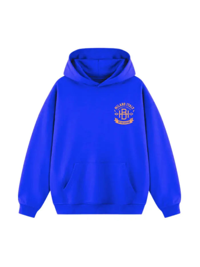 HORDA Felpa Streetwear 380g – Fit Boxy e Tessuto Italiano Premium - Basic College