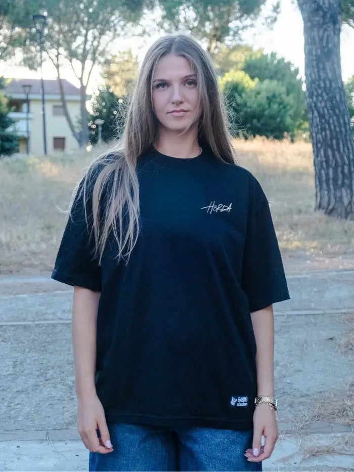 Maglietta basic signature 100% cotone vestibilità Boxy Fit