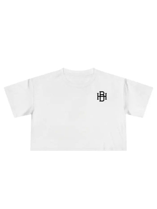 T-Shirt Donna Cropped Basic – Cotone Italiano 100%, Taglio Moderno