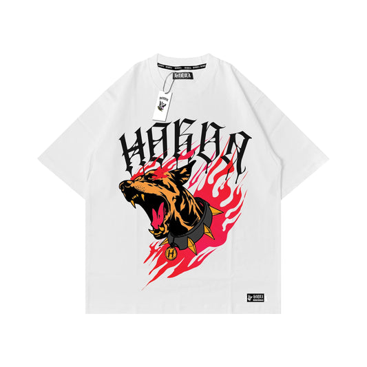 T-shirt Boxy Fit 100% Cotone Horda Brand Dobermann urban clothing