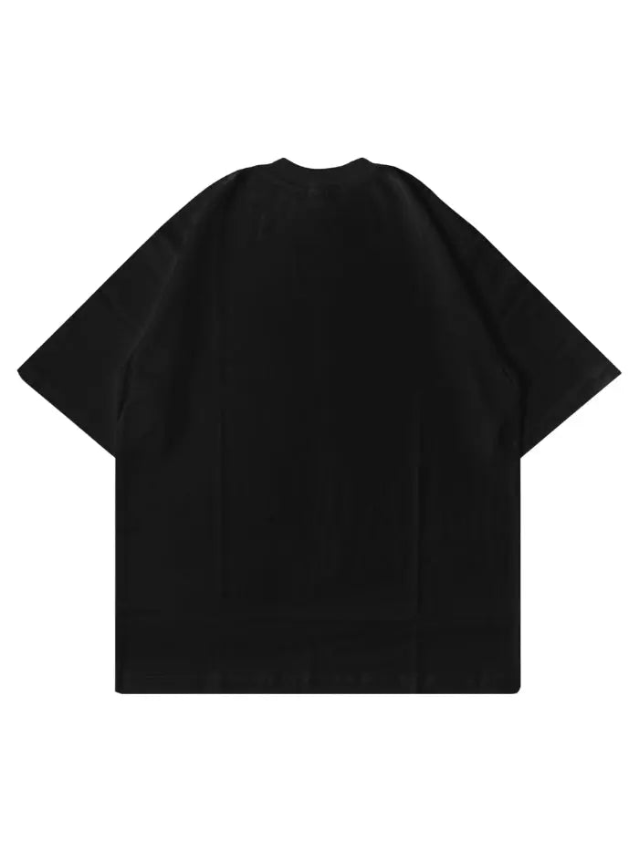 T-shirt Boxy Fit 100% Cotone Resistente Streetwear Italiano - College