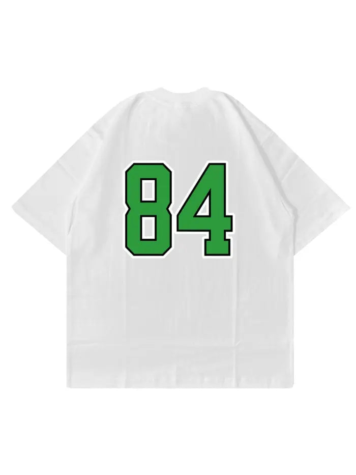 T-shirt Boxy Fit 220g in Cotone Premium College – Made in Italy