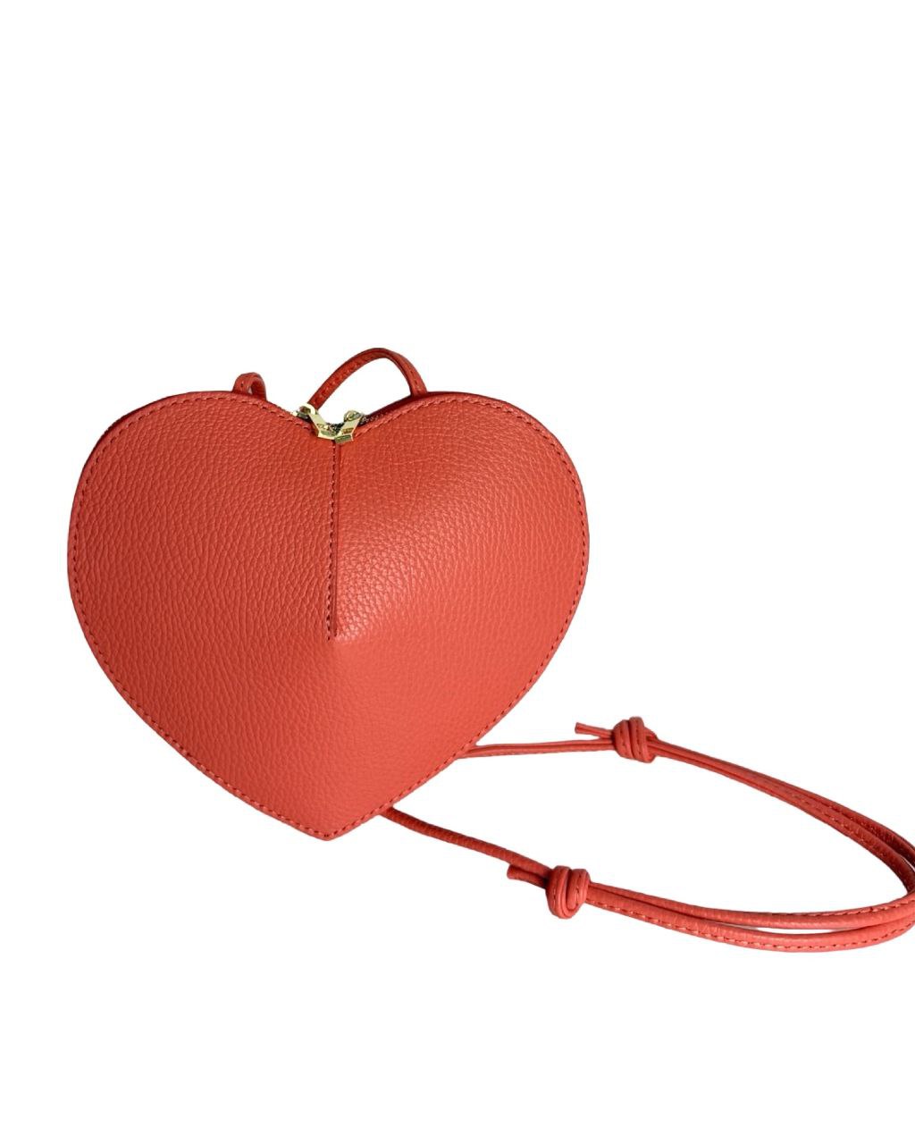 Modex™luxury heart-shaped bag made from Italian leather