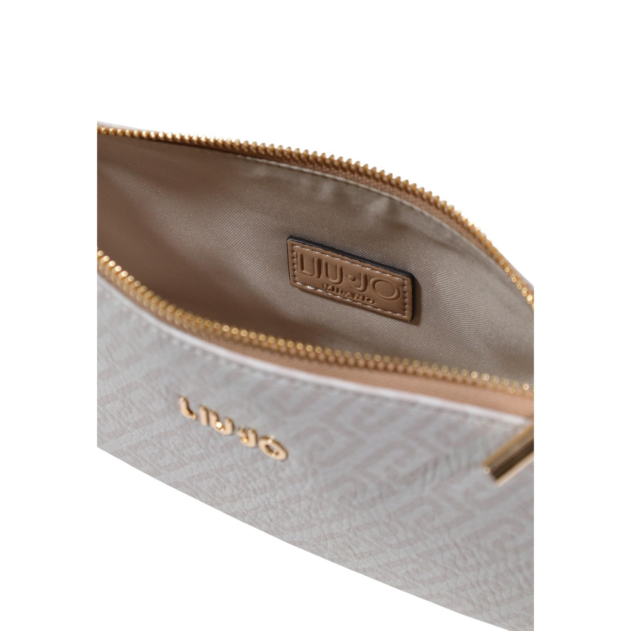 Borsa Donna Liu Jo Bianca con Tracolla Regolabile e Logo Monogram