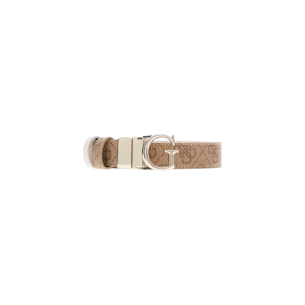 Guess Cintura Donna Reversibile con Fibbia Logo G Oro