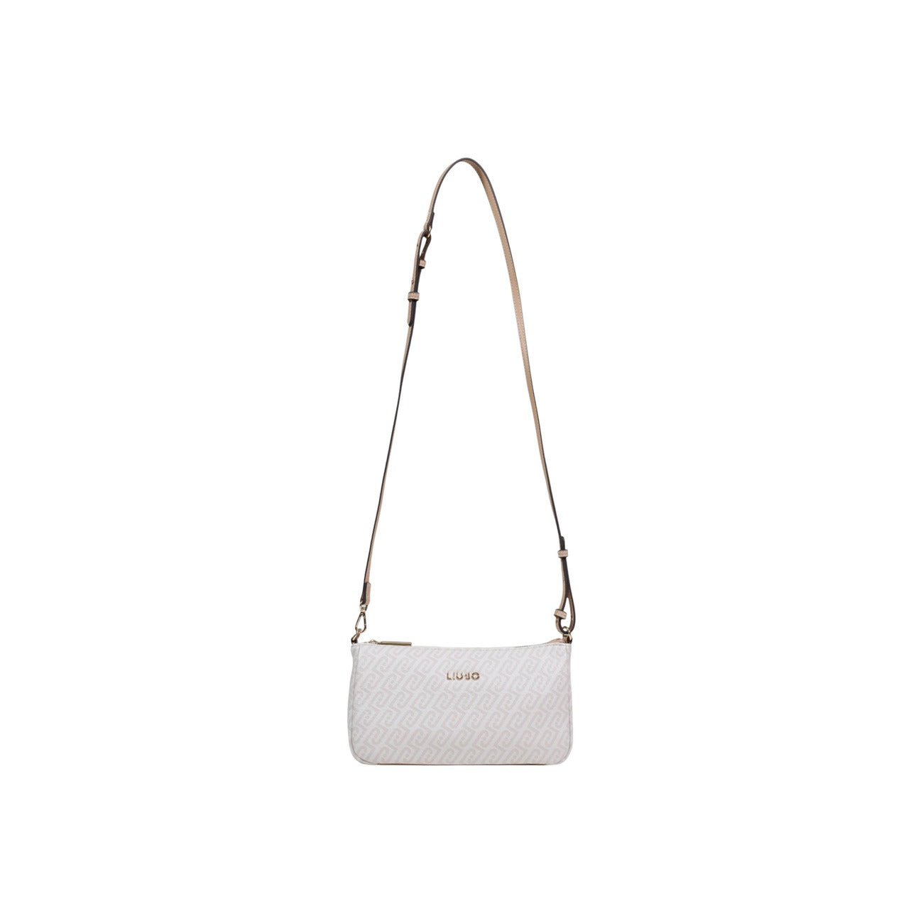 Borsa Donna Liu Jo Bianca con Tracolla Regolabile e Logo Monogram