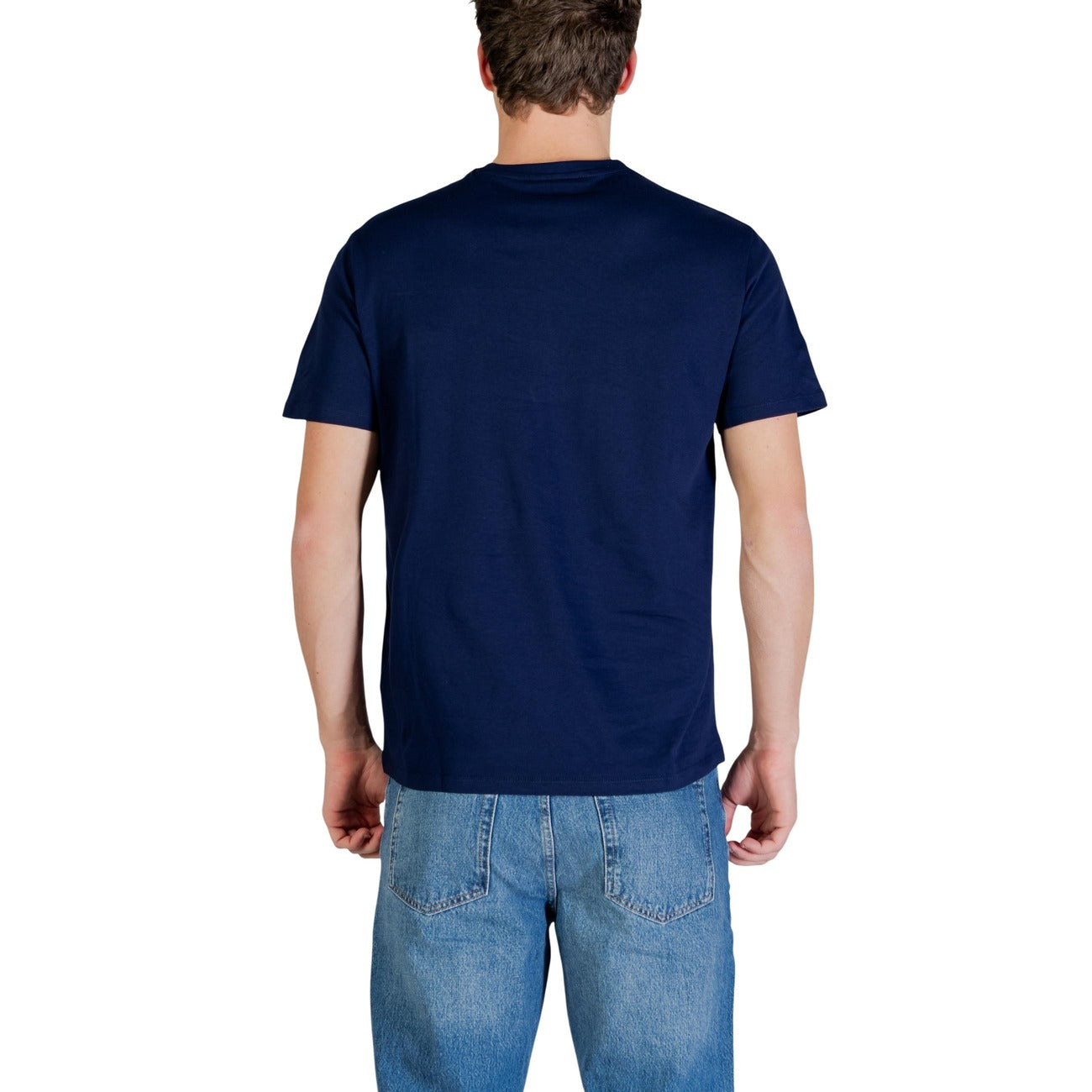 T-Shirt Uomo Calvin Klein Blu Navy con Logo CK