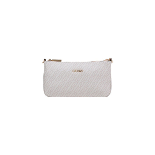 Borsa Donna Liu Jo Bianca con Tracolla Regolabile e Logo Monogram